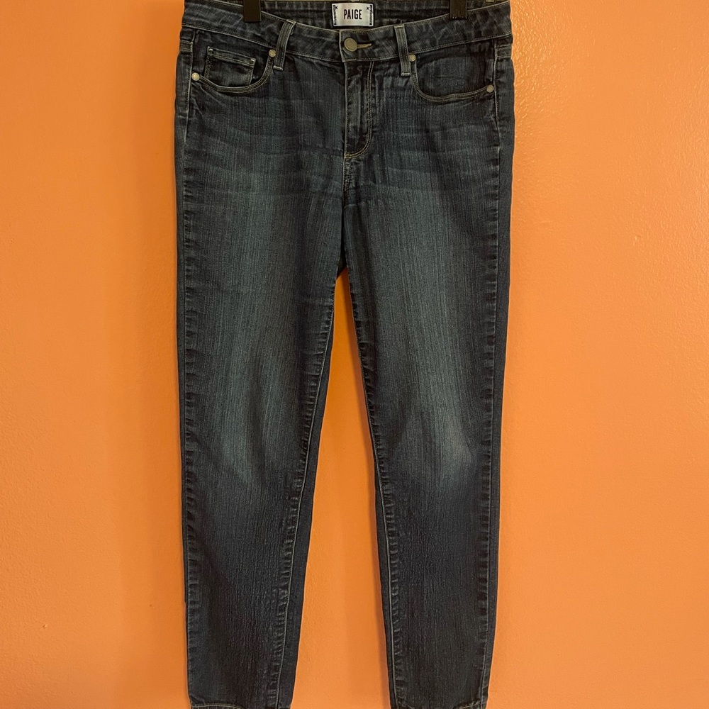Paige Kylie Crop Medium Wash size 30